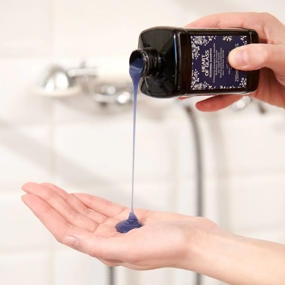 Шампунь для сияния блонд - Davines Heart Of Glass Silkening Shampoo