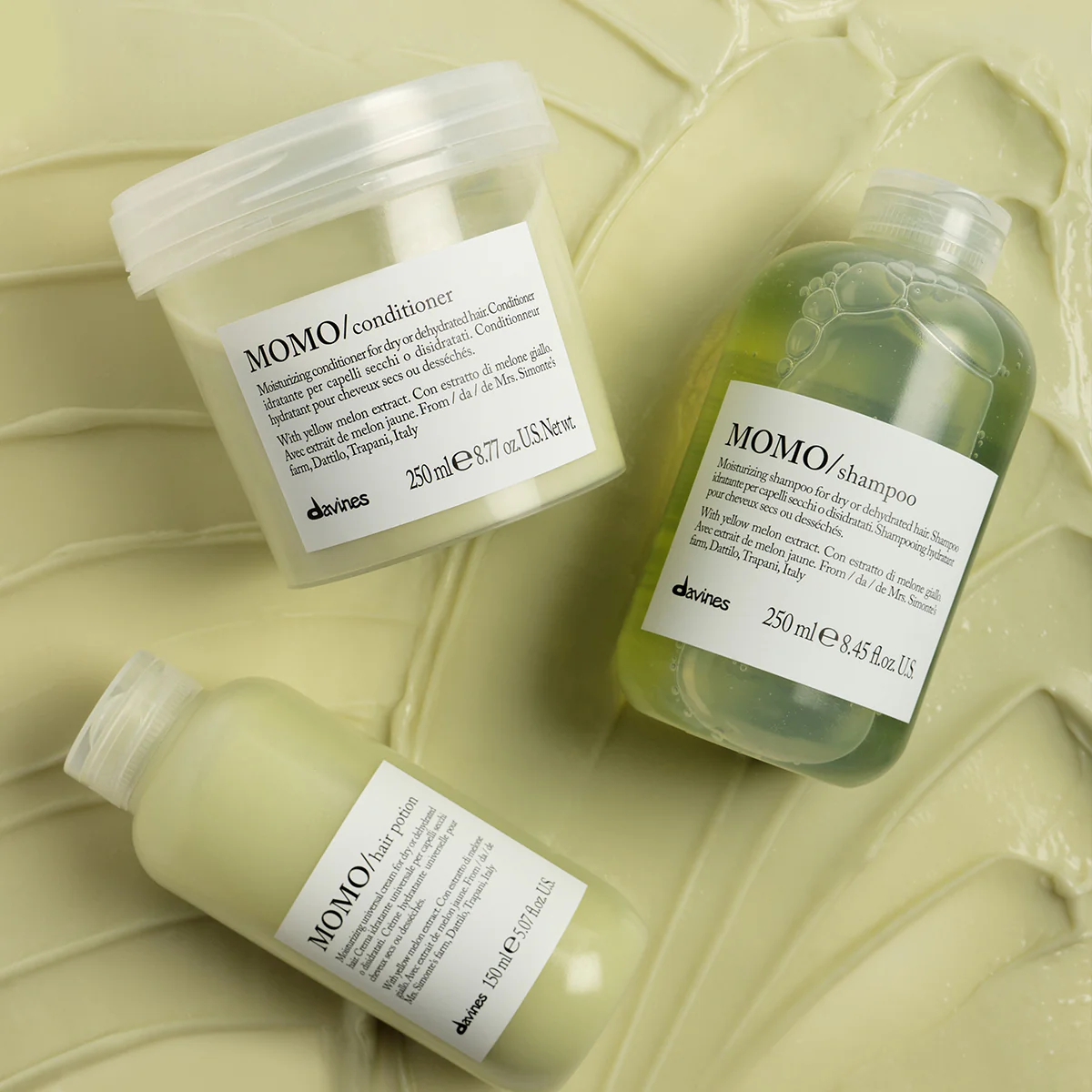 Универсальный несмываемый увлажняющий эликсир - Davines Essential Haircare MoMo Hair Potion