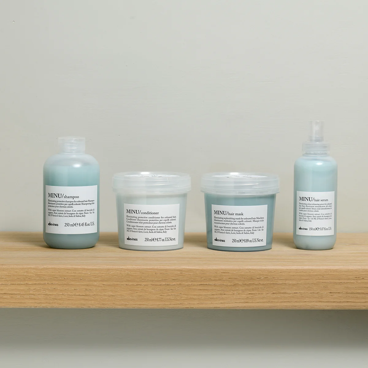 Защитный шампунь для сохранения косметического цвета волос - Davines Essential Haircare Minu Shampoo