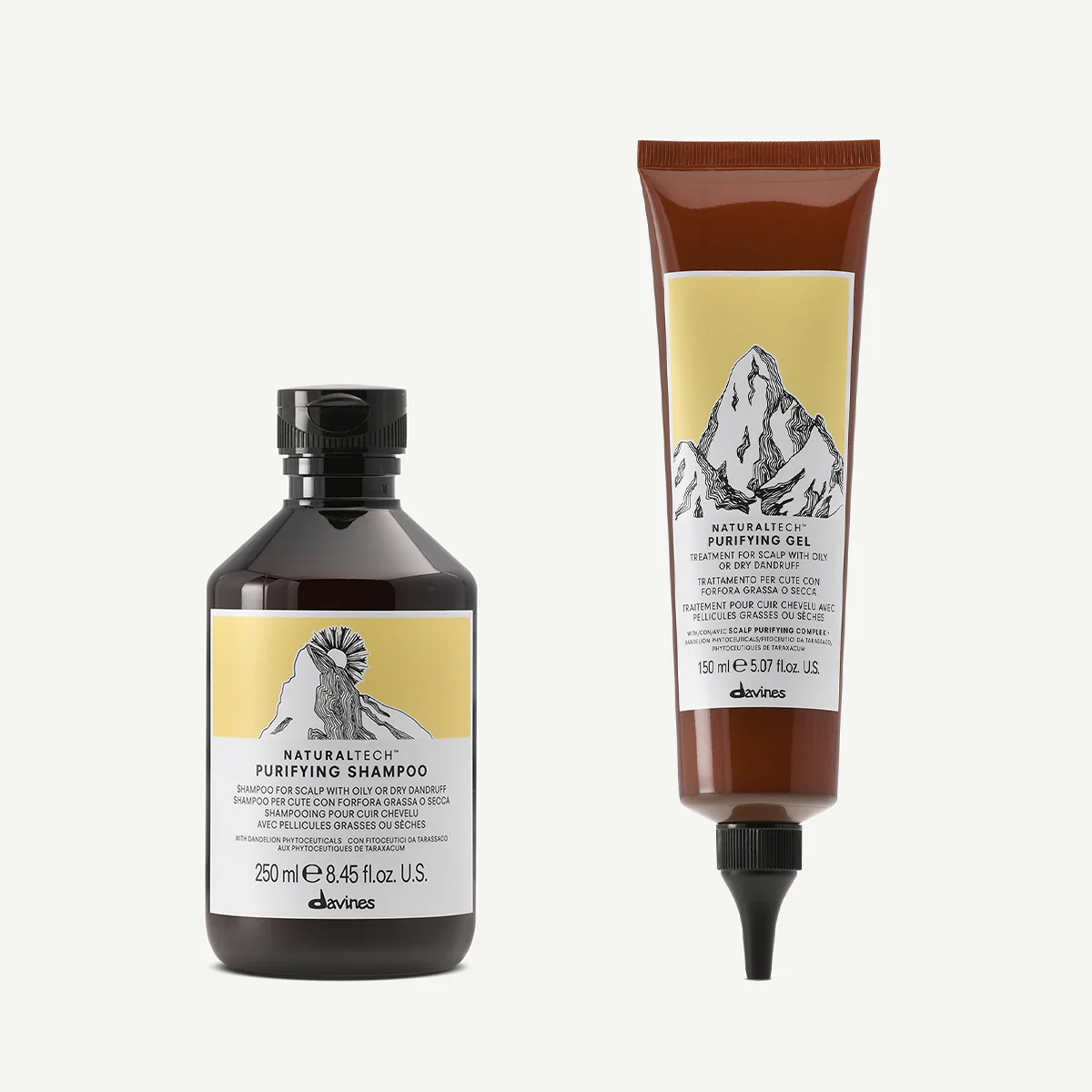 Очищающий гель против перхоти - Davines Naturaltech Purifying Gel