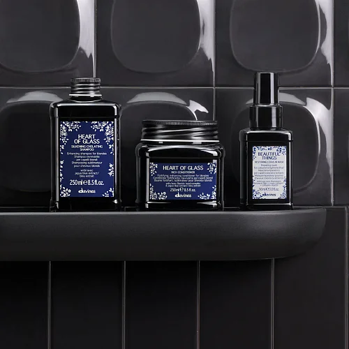 Питательный кондиционер для защиты и сияния блонд - Davines Heart Of Glass Rich Conditioner 