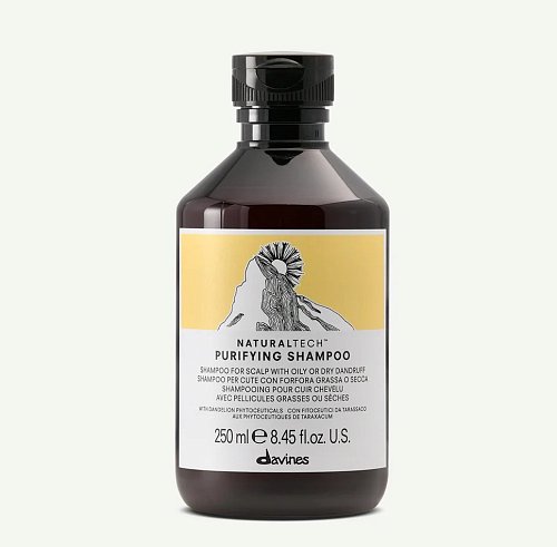 Очищающий шампунь против перхоти - Davines Naturaltech Purifying Shampoo